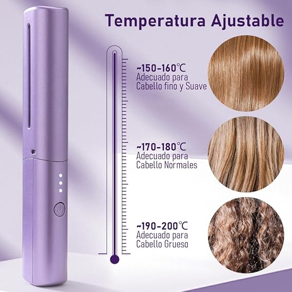 MINI CEPILLO ALISADOR PORTÁTIL USB